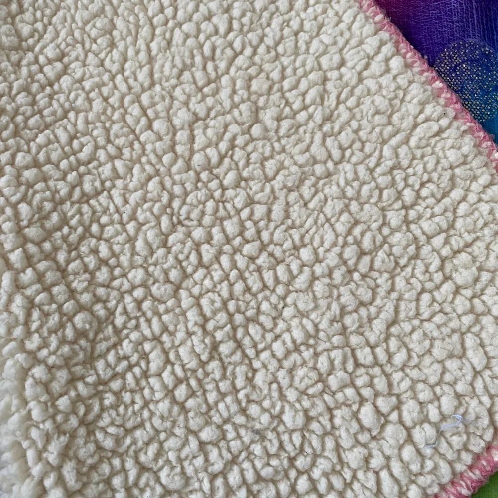 Justice Sherpa Rainbow Blanket/Throw, “K” Initial